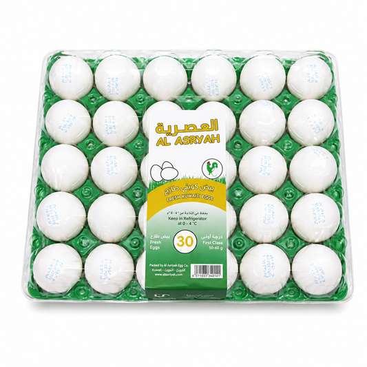 Al Asriyah Fresh Eggs 30pcs (Size 50–60)