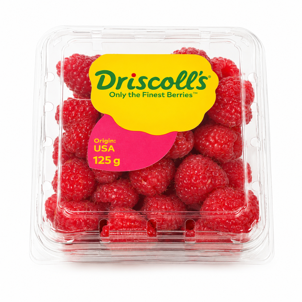 Fresh American Raspberries 125 g | Premium Red Raspberries