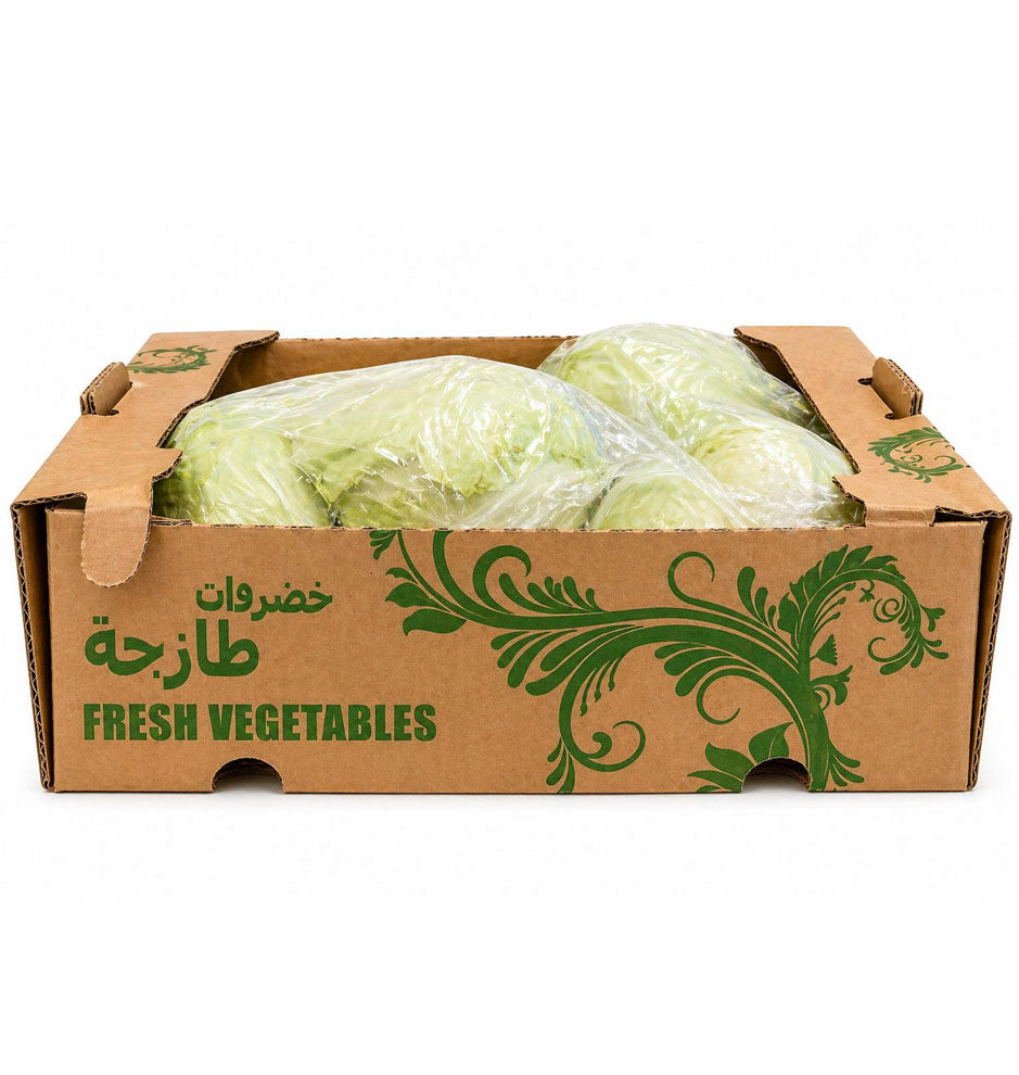 خس مدور كرتون طازج